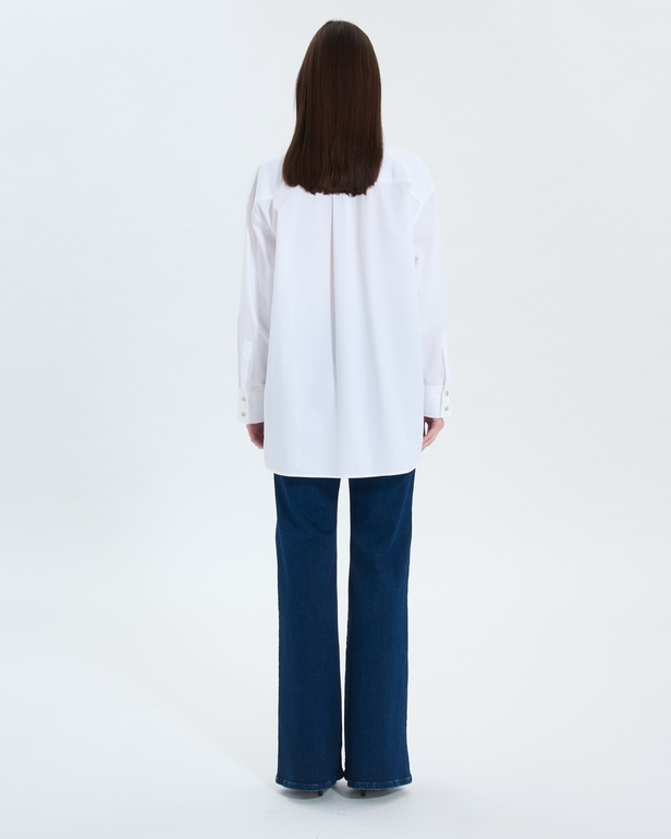 Chemise Casablanca Chemise oversize blanche ZAPA