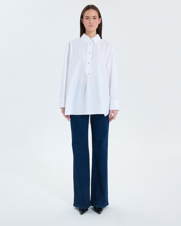 Chemise Casablanca Chemise oversize blanche ZAPA