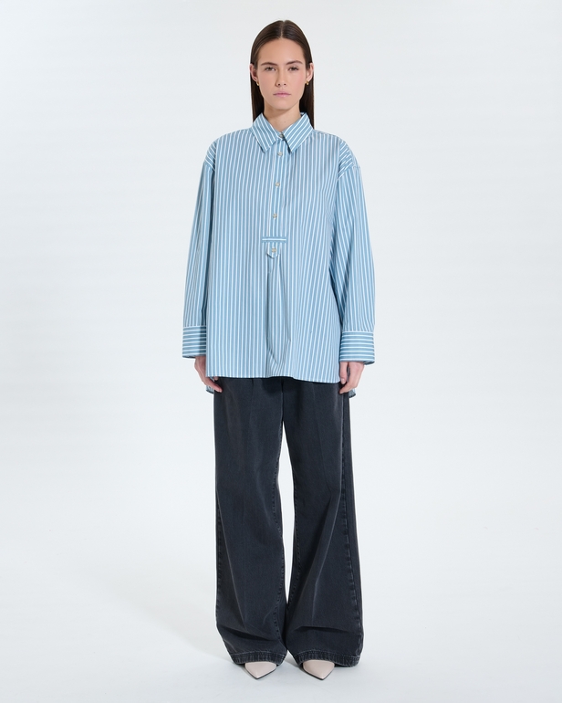 Chemise Casablanca Chemise oversize &agrave; rayures ZAPA