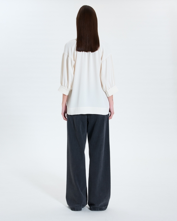 Top Cambridge Chemise fluide &eacute;crue ZAPA