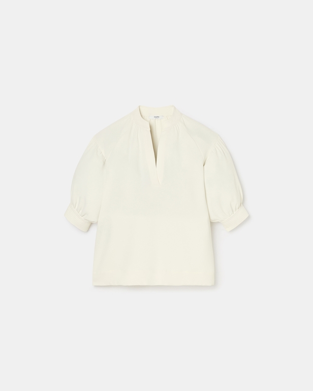 Top Cambridge Chemise fluide &eacute;crue ZAPA