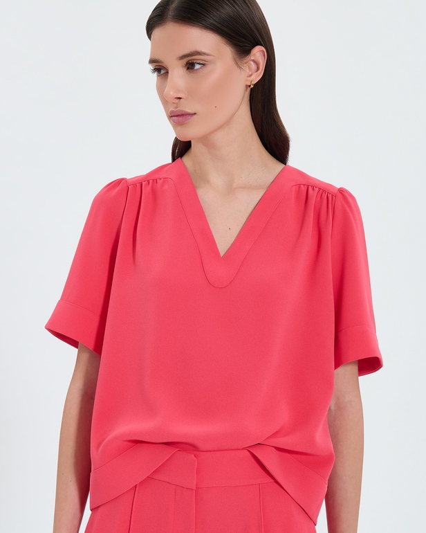 Top Tahiel Top fluide corail ZAPA