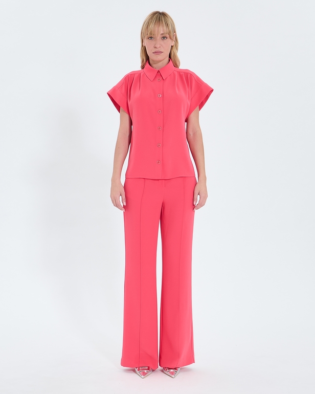 Top Tarina Chemise manches courtes corail ZAPA