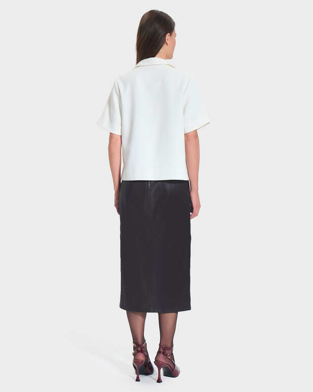 Top Tendresse Top chemise fluide &eacute;cru ZAPA
