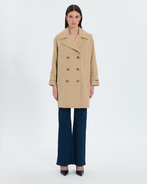 Trench Tadao Trench modulable beige ZAPA