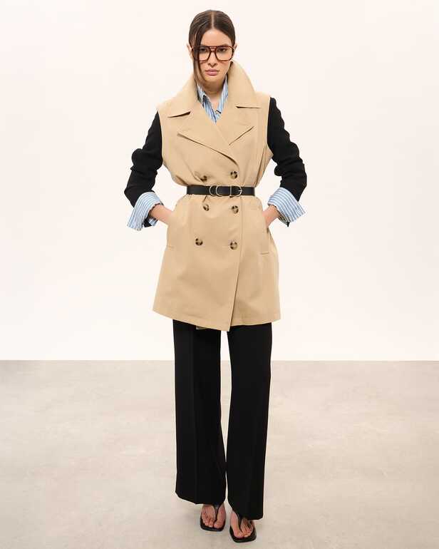 Trench Tadao Trench modulable beige ZAPA