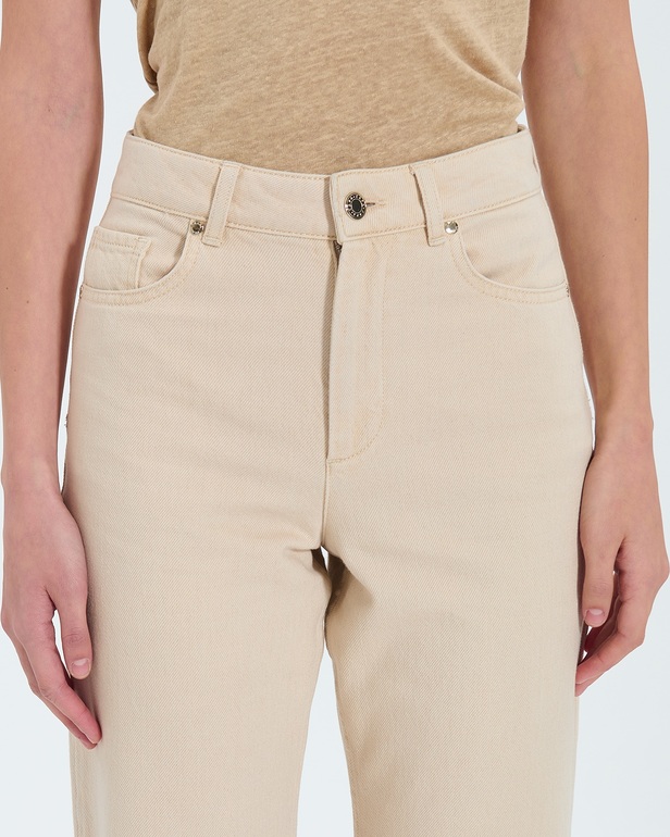 Jean PamCrop Jean crop beige ZAPA