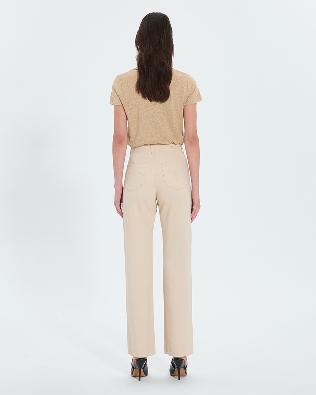 Jean PamCrop Jean crop beige ZAPA