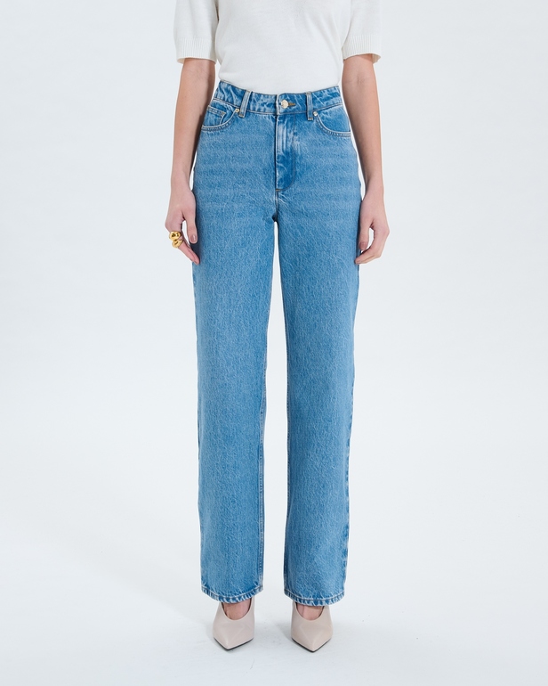 Jean Pam Jean mom baby blue ZAPA
