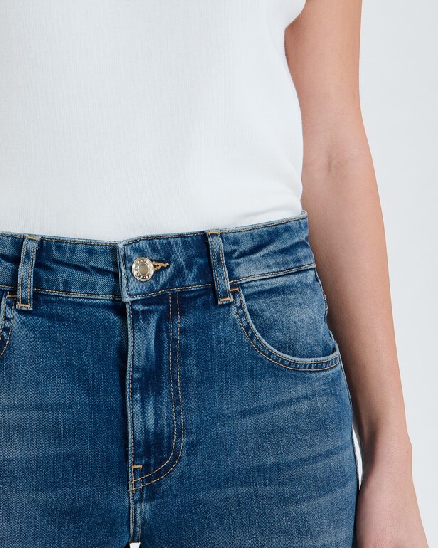 Jean Popus Jean droit dirty light blue ZAPA