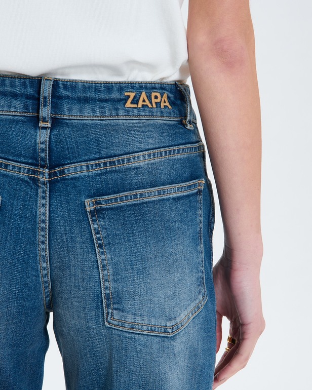 Jean Popus Jean droit dirty light blue ZAPA
