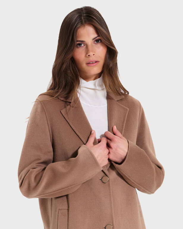 Manteau Matila Manteau mi-long camel ZAPA
