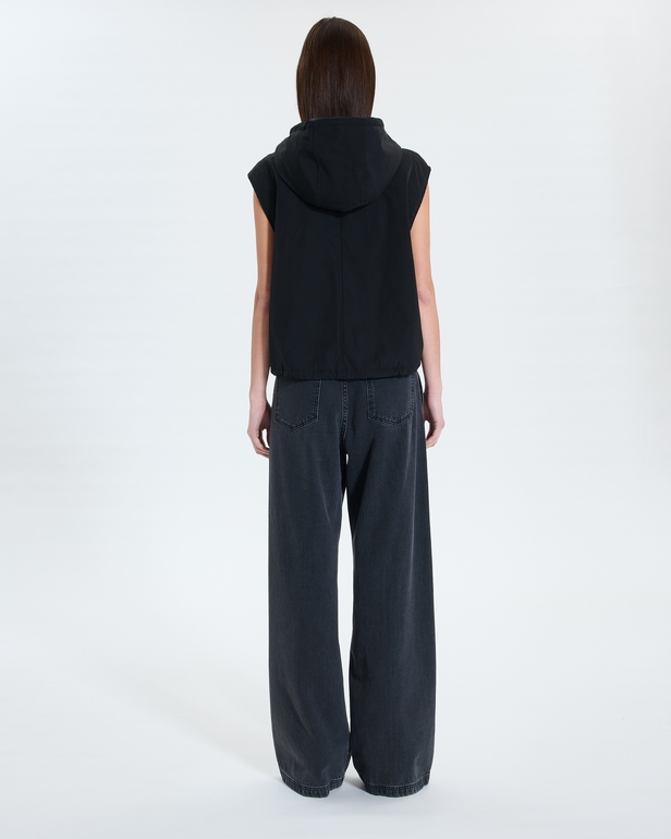 Manteau Maeli Manteau sans manches noir ZAPA