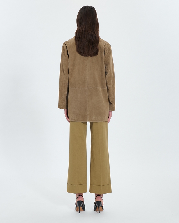 Manteau Manoa Manteau mi-long kaki ZAPA
