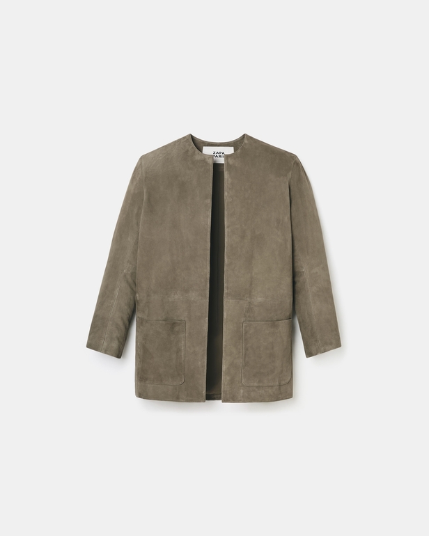 Manteau Manoa Manteau mi-long kaki ZAPA