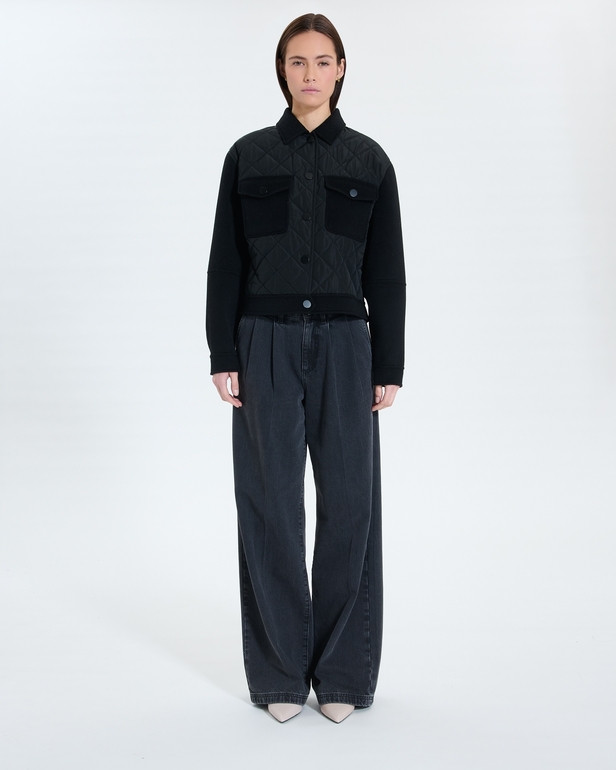 Manteau Malo Manteau court noir ZAPA