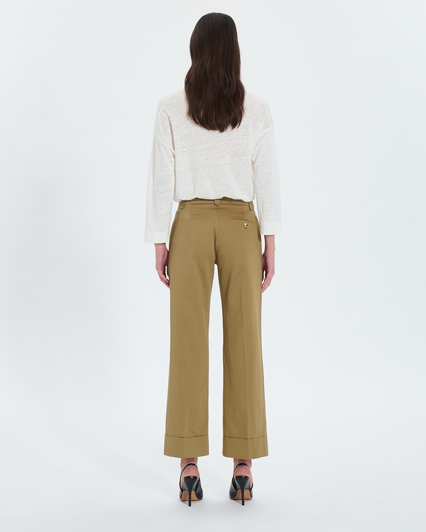 Pantalon Parly Pantalon fluide kaki ZAPA