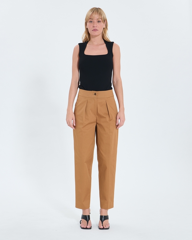 Pantalon Potter Pantalon cigarette tabac ZAPA