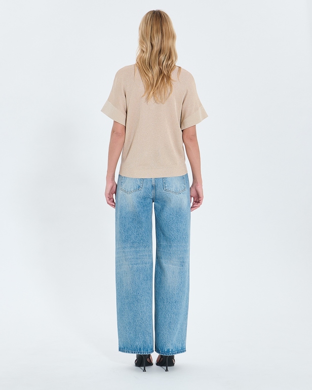 Pull Pradel Pull fin champagne paillet&eacute; ZAPA