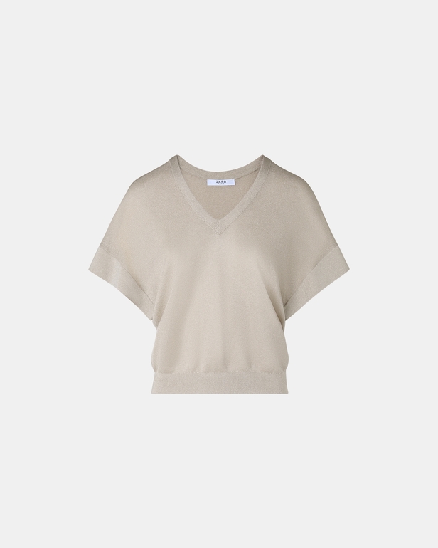 Pull Pradel Pull fin champagne paillet&eacute; ZAPA