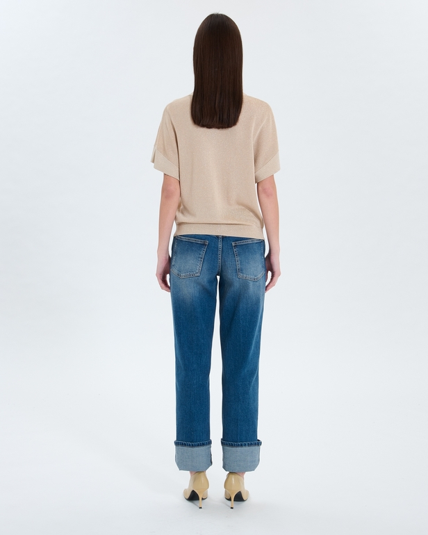 Pull Pradel Pull fin champagne paillet&eacute; ZAPA