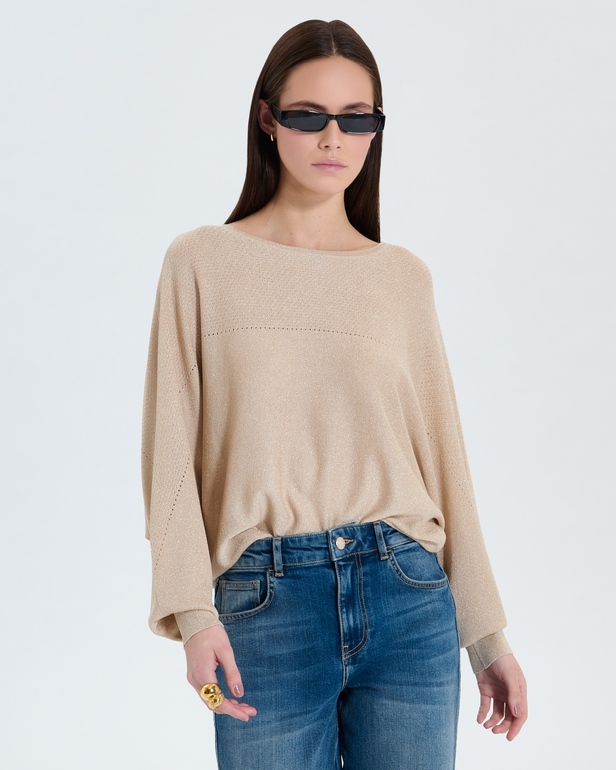 Pull Namanda Pull col bateau champagne ZAPA