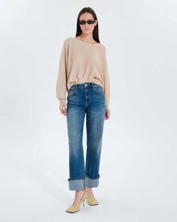 Pull Namanda Pull col bateau champagne ZAPA