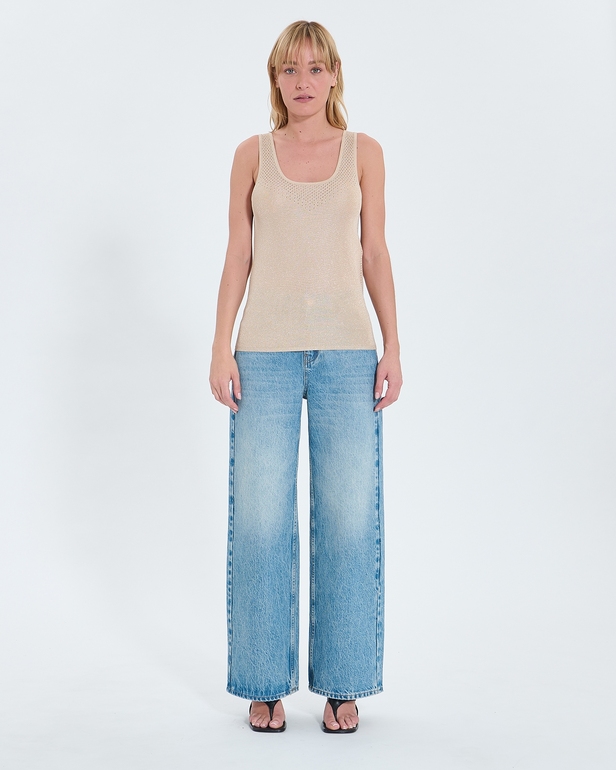 Pull Nowels Pull sans manches champagne ZAPA