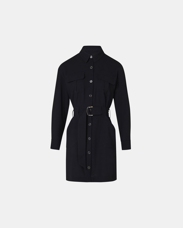 Robe Ropa Robe saharienne noire ZAPA