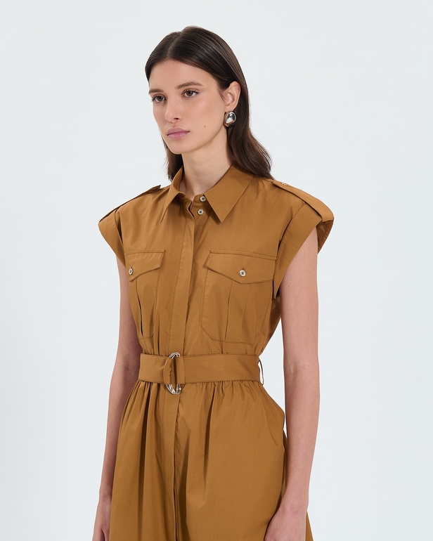 Robe Riyad Robe chemise tabac ZAPA