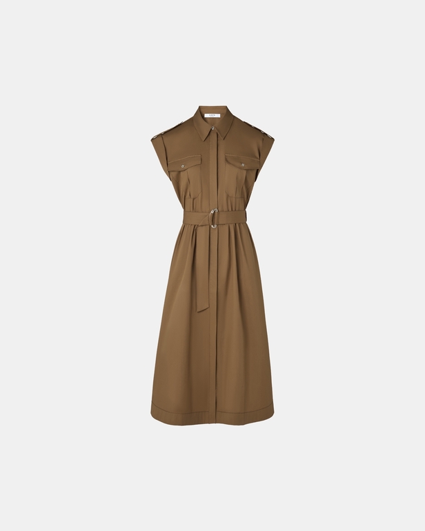 Robe Riyad Robe chemise tabac ZAPA