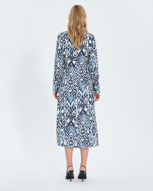 Robe Ruka Robe longue &agrave; imprim&eacute; ZAPA
