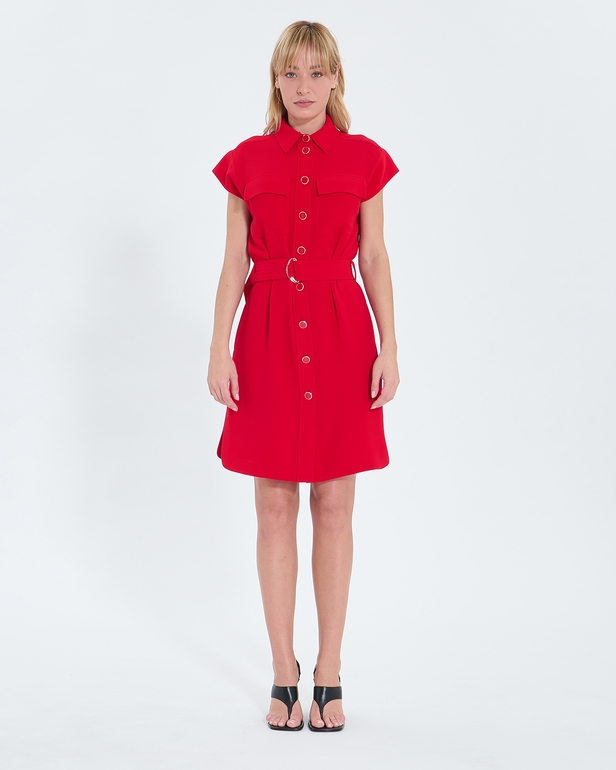 Robe Rosen Robe chemise rouge ZAPA