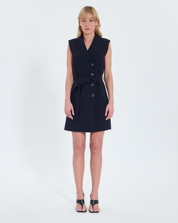 Robe Ramille Robe portefeuille en cr&ecirc;pe nocturne ZAPA