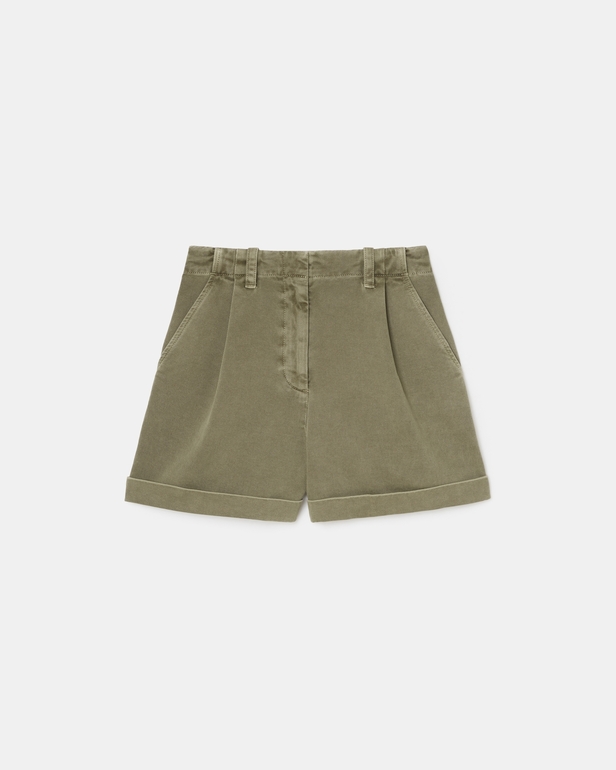Short Savanna Short en jean kaki ZAPA
