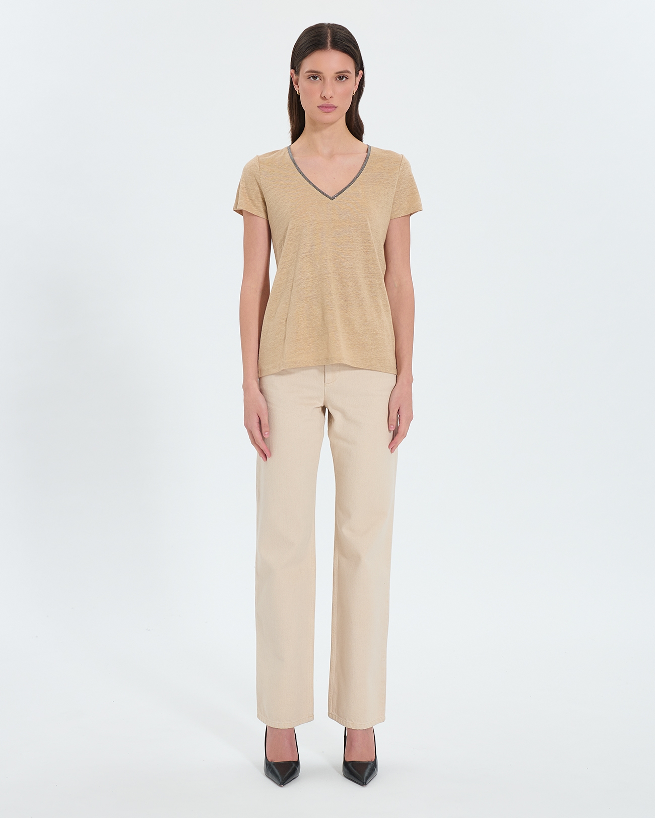 Top Tasmanie Top jersey beige ZAPA