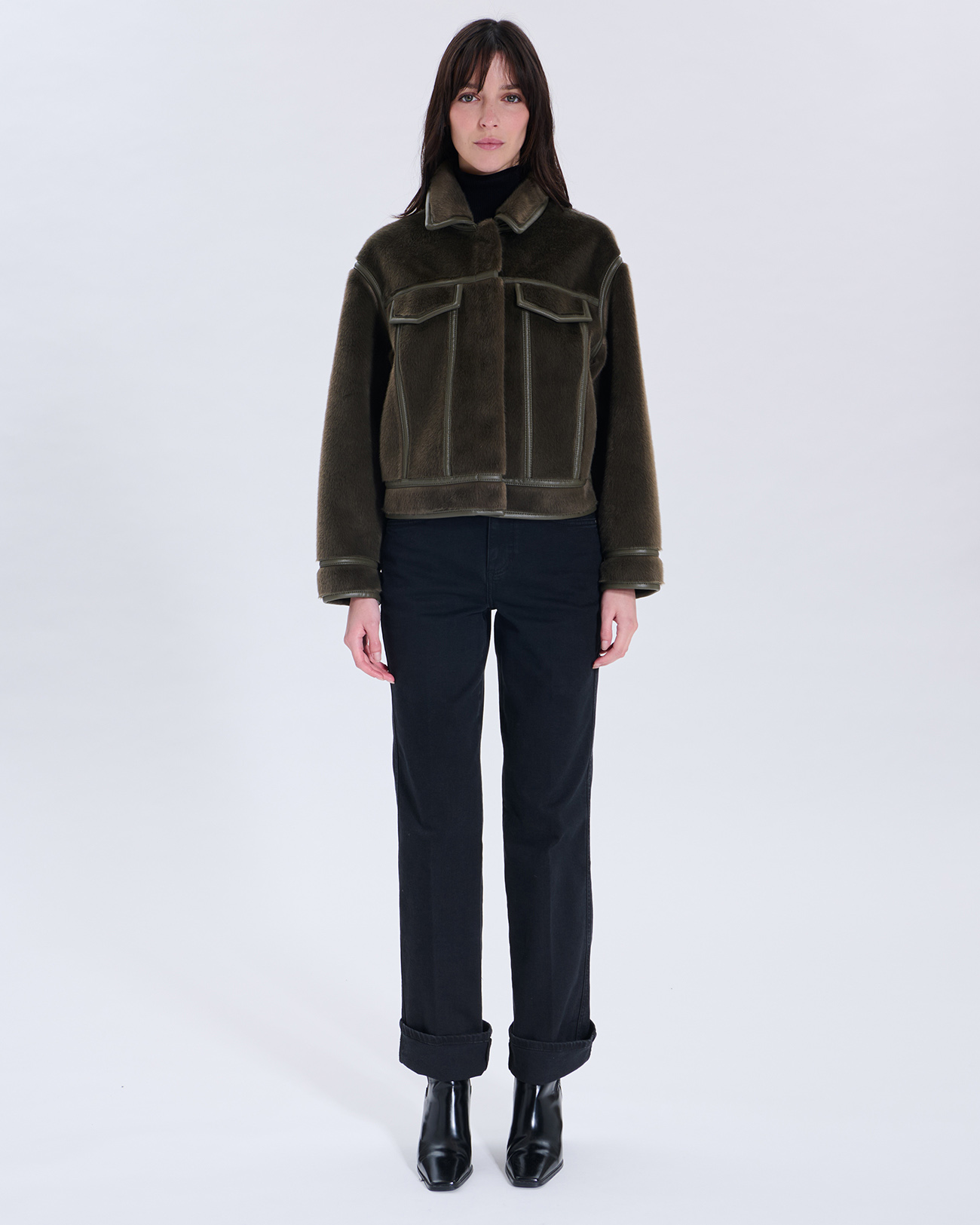 Veste Monge Veste r&eacute;versible kaki ZAPA