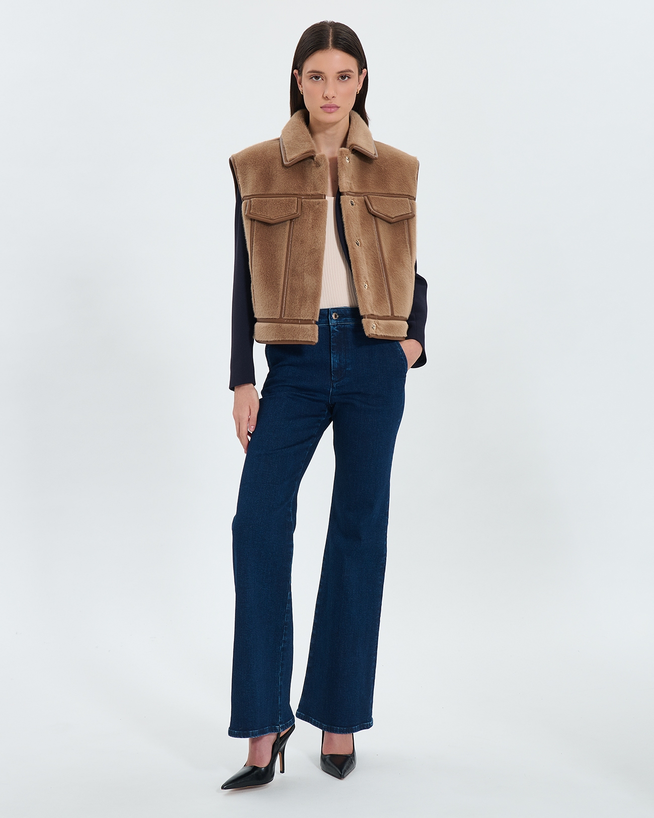 Veste Monjo Veste sans manches camel ZAPA