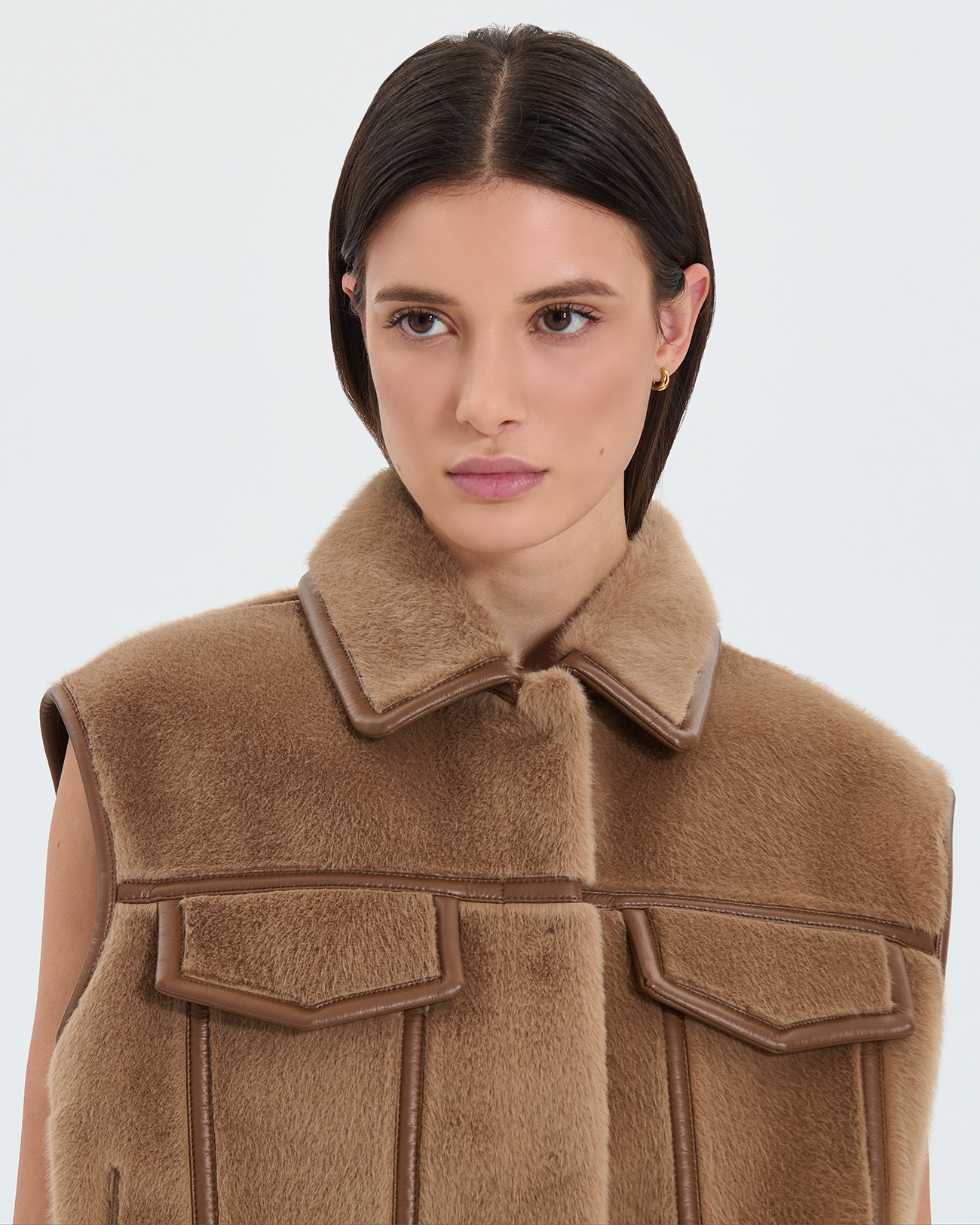 Veste Monjo Veste sans manches camel ZAPA