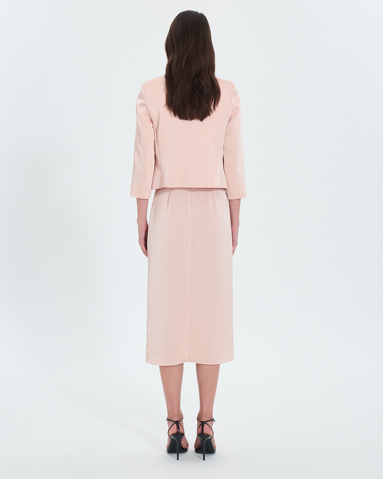 Veste Vickio Veste courte satin&eacute;e nude ZAPA