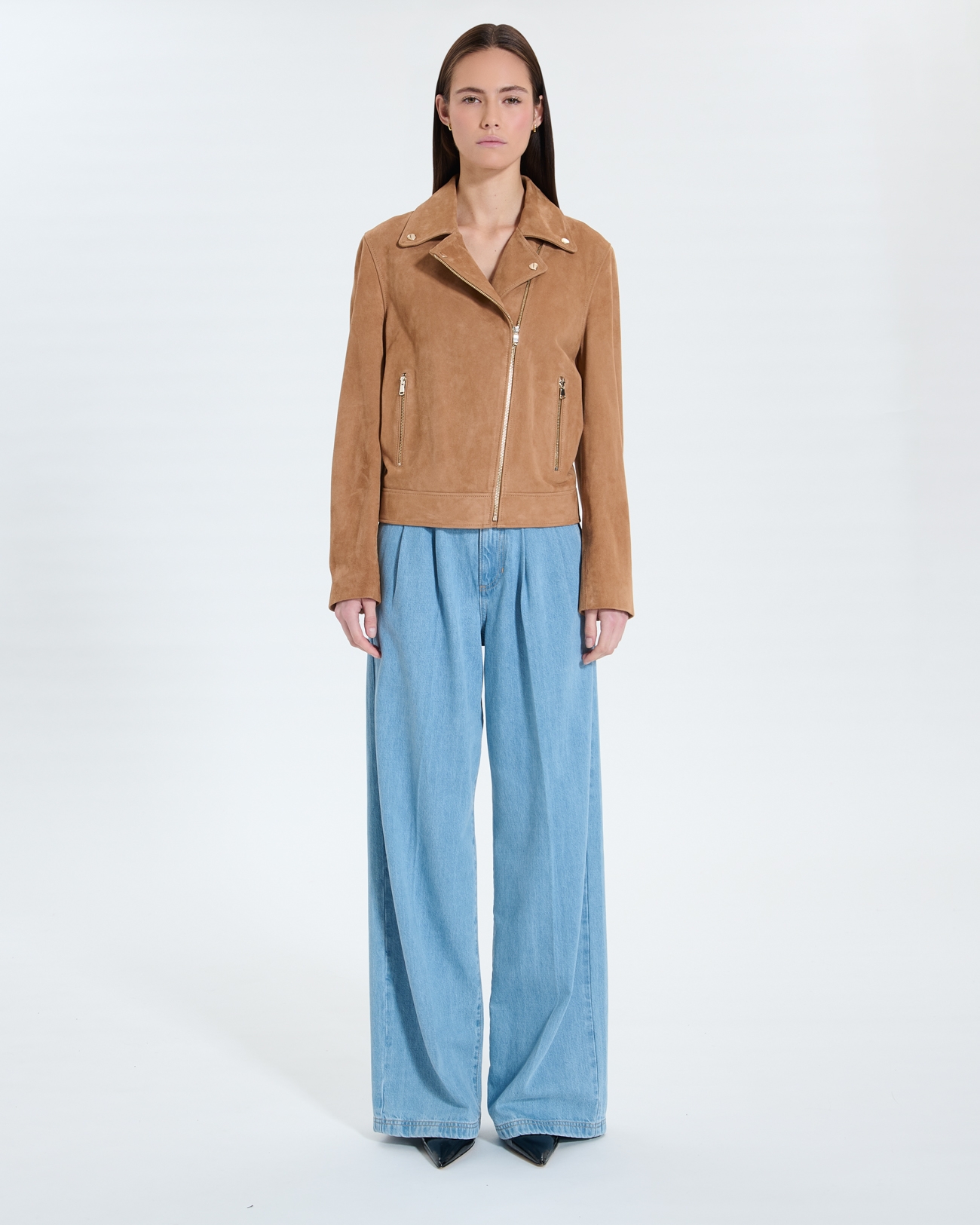 Veste Hancore Perfecto en su&egrave;de beige ZAPA