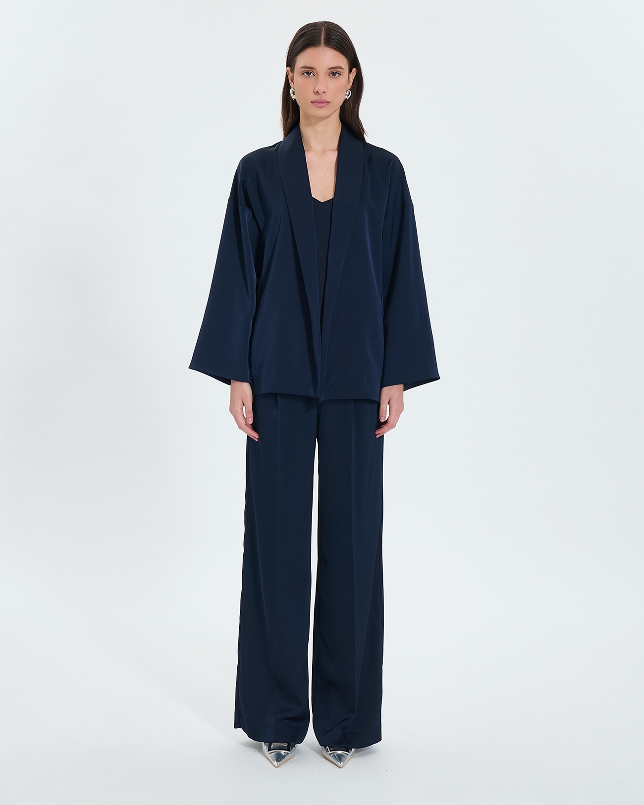 Veste Vao Veste fa&ccedil;on kimono nocturne ZAPA