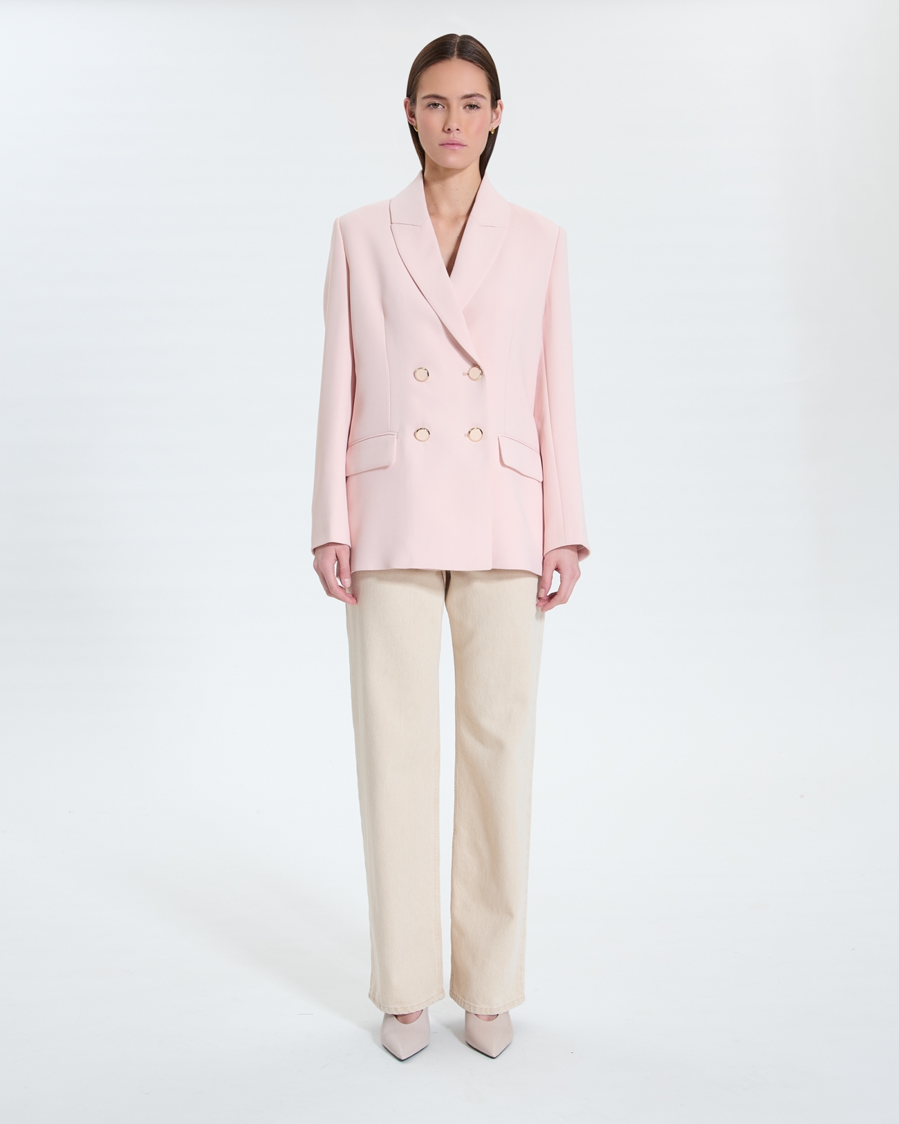 Veste Vaasi Veste de blazer nude ZAPA