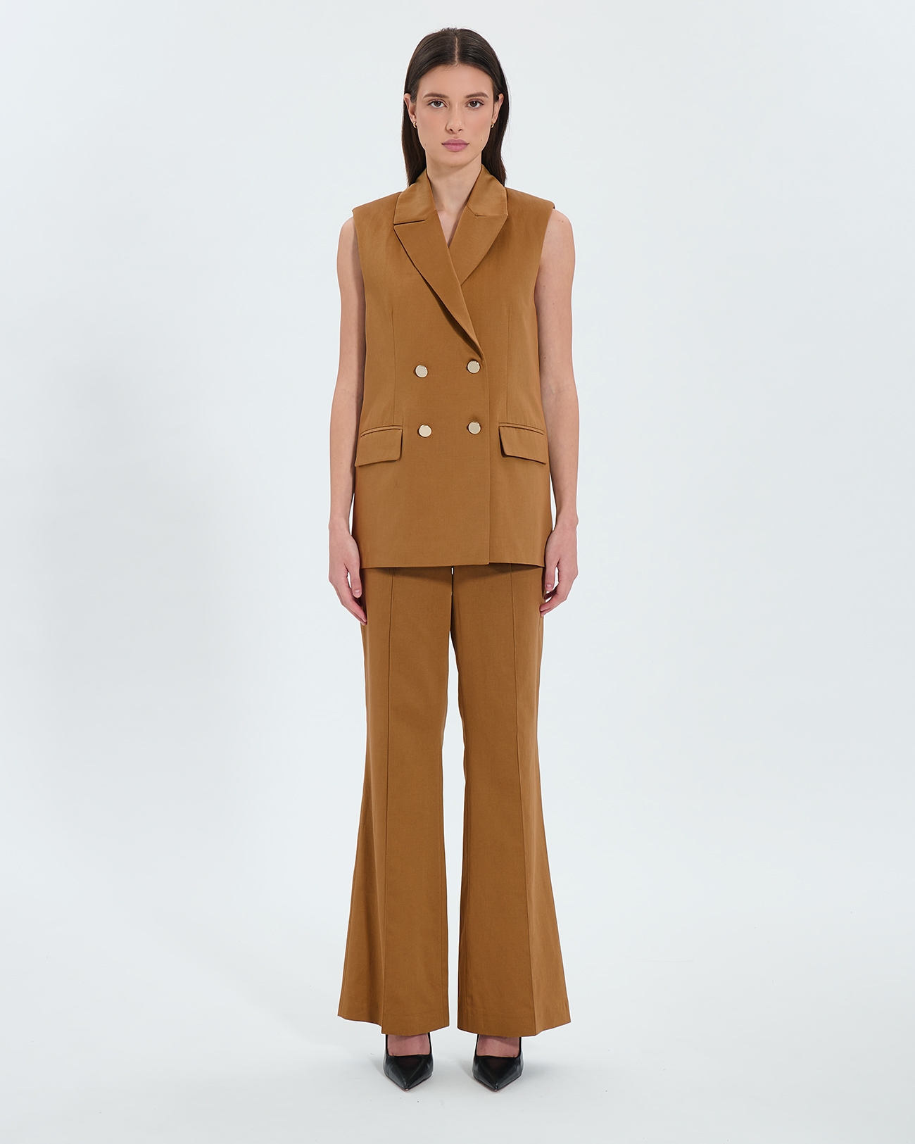 Veste Vaasa Veste sans manches tabac ZAPA