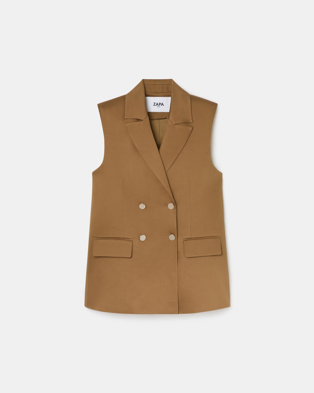 Veste Vaasa Veste sans manches tabac ZAPA