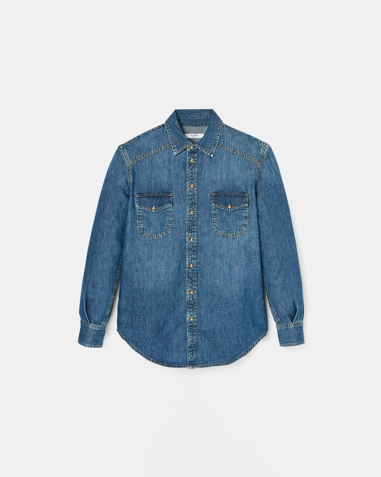 Chemise Charlotte Chemise en jean dark blue ZAPA