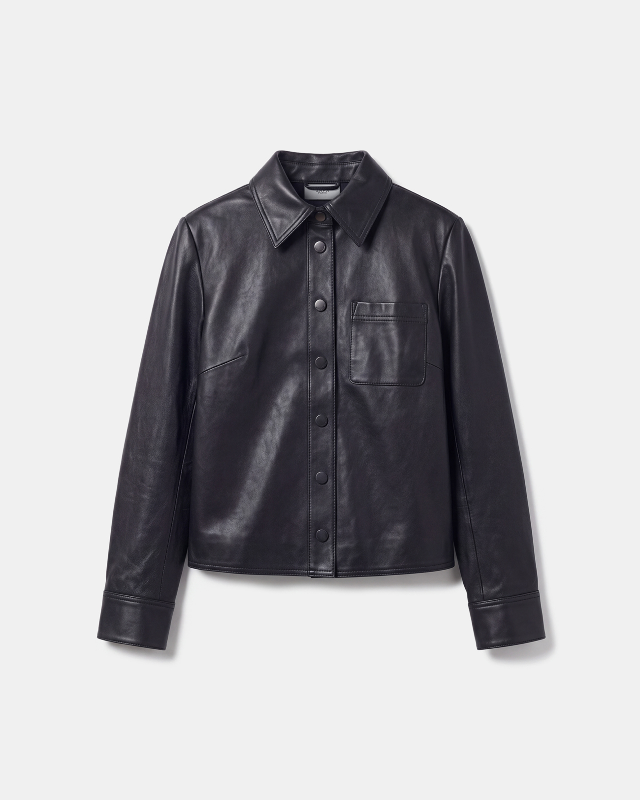 Chemise Conie Chemise chocolat en cuir ZAPA