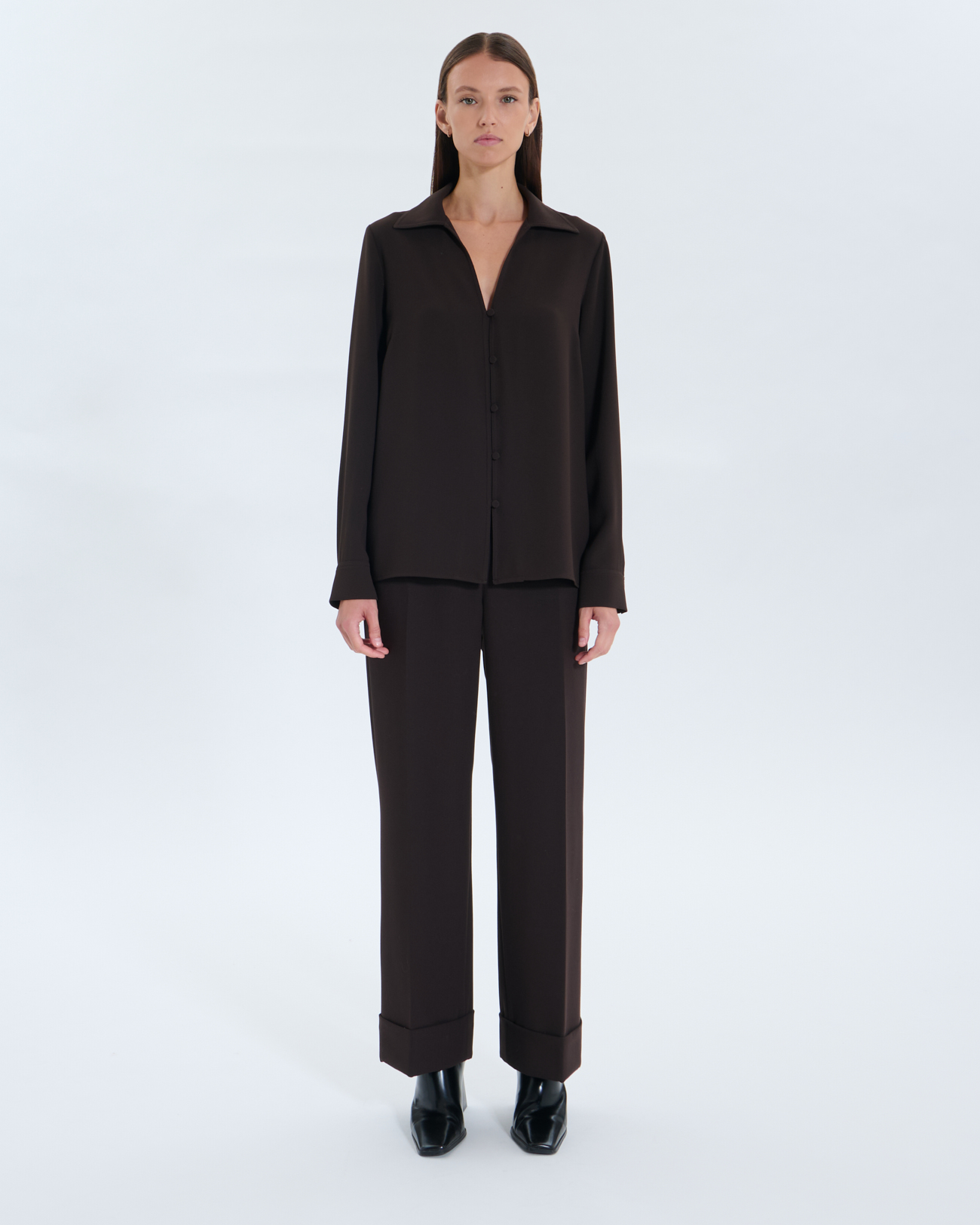 Chemise Carma Chemise Carma chocolat ZAPA