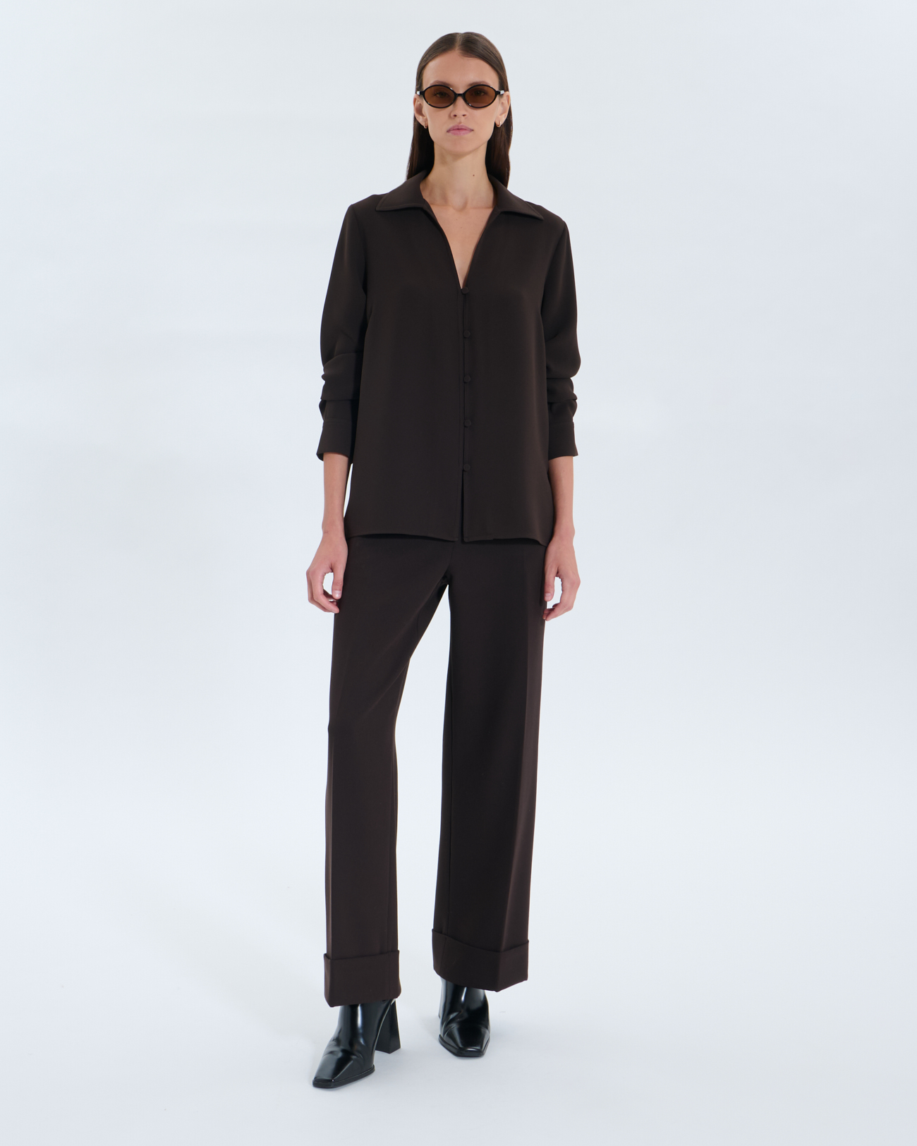 Chemise Carma Chemise Carma chocolat ZAPA