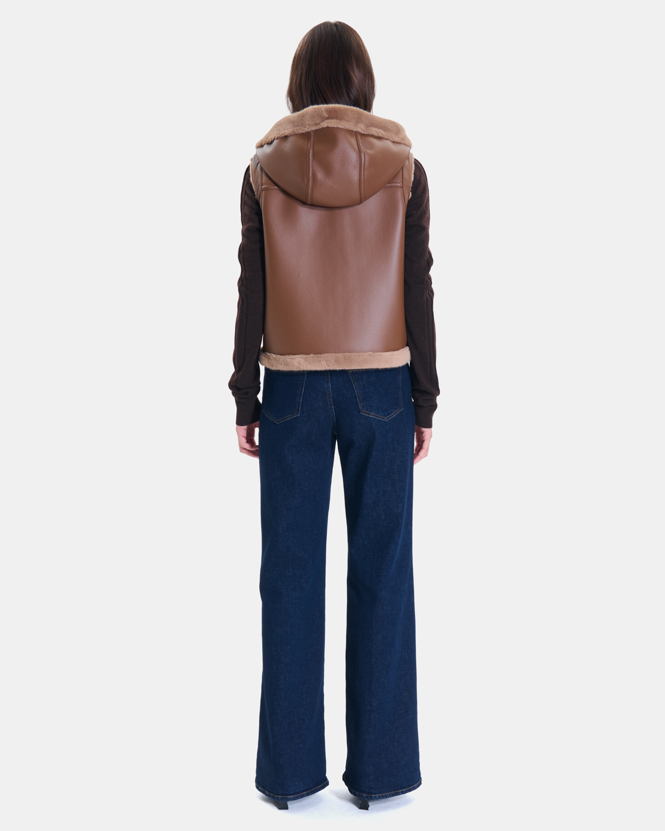 Gilet Gentab Gilet r&eacute;versible camel ZAPA